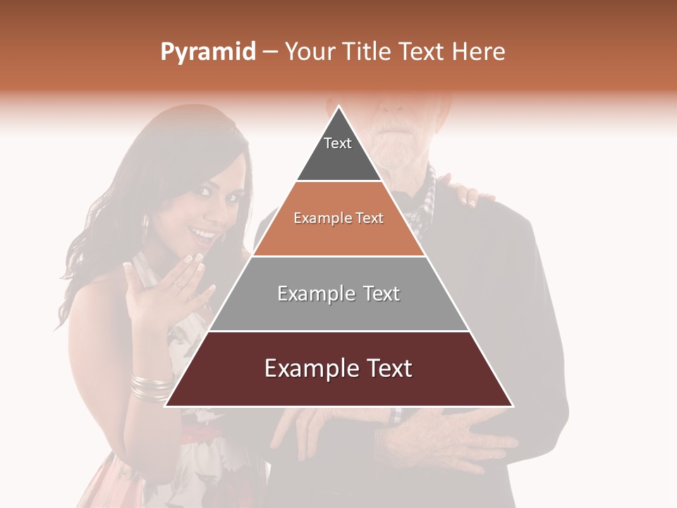 Female Geriatric Cravat PowerPoint Template