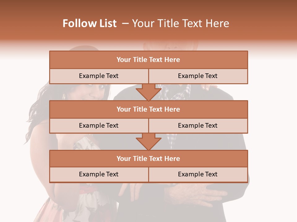 Female Geriatric Cravat PowerPoint Template