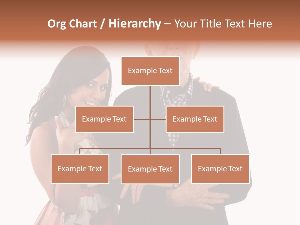 Female Geriatric Cravat PowerPoint Template