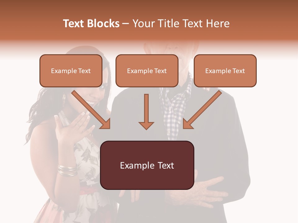 Female Geriatric Cravat PowerPoint Template