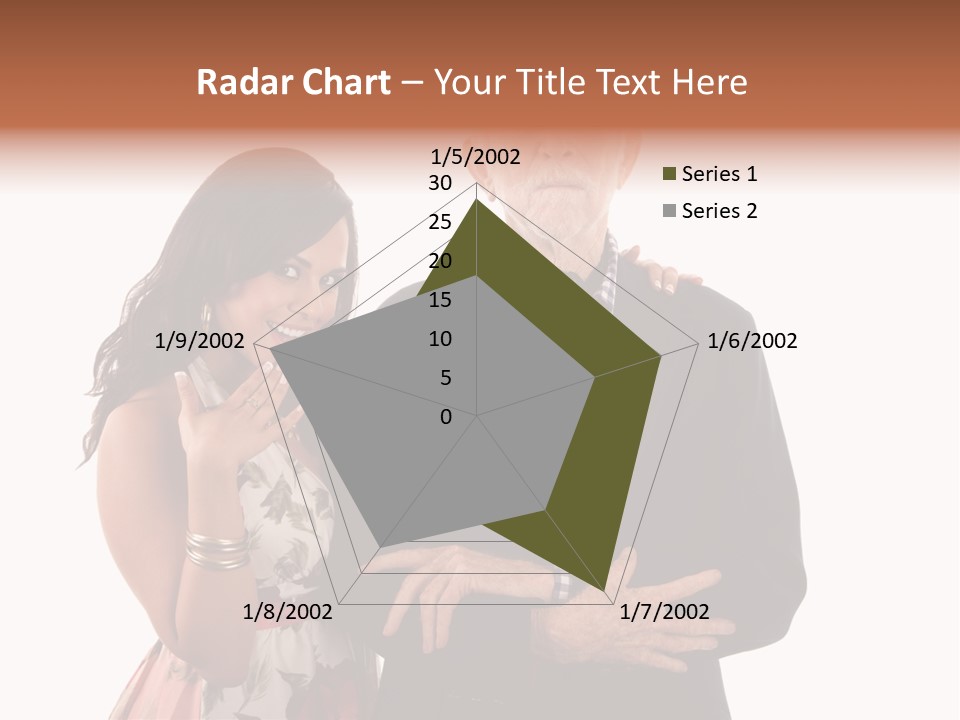 Female Geriatric Cravat PowerPoint Template