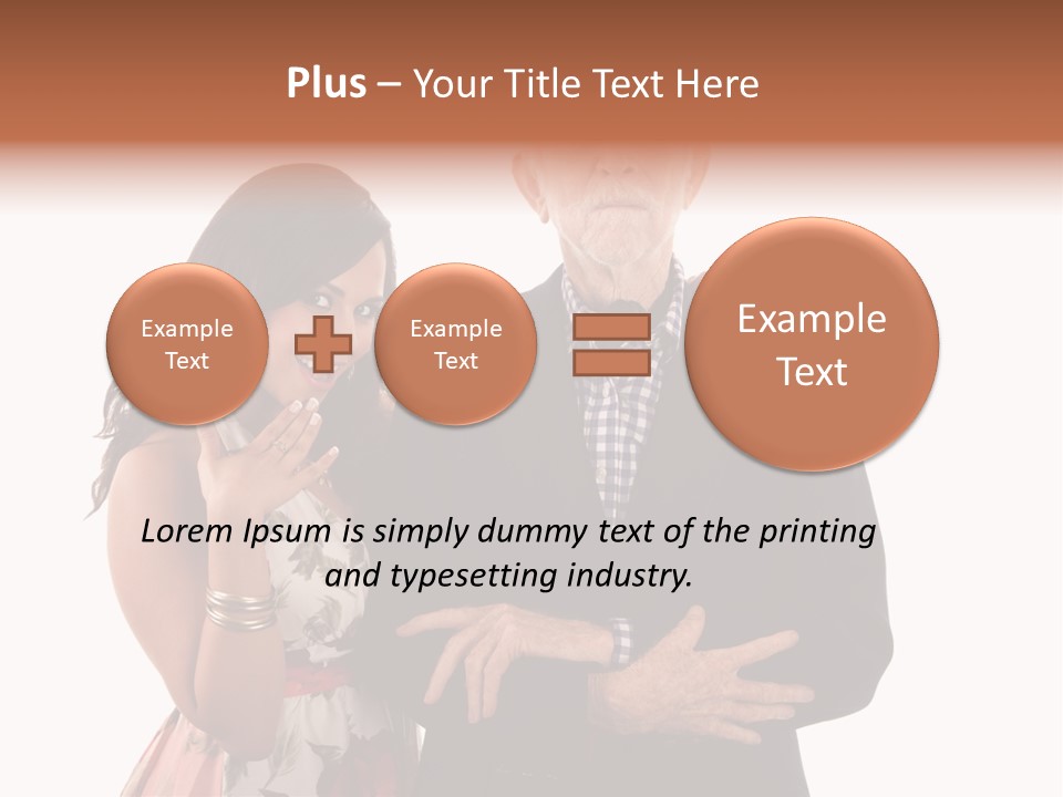 Female Geriatric Cravat PowerPoint Template