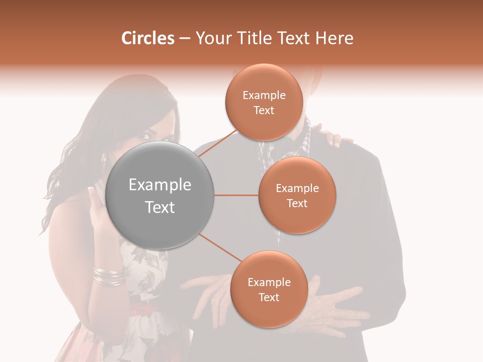 Female Geriatric Cravat PowerPoint Template