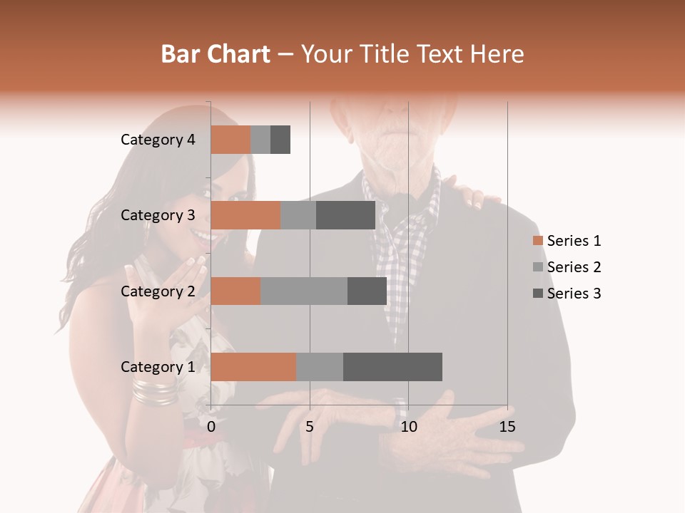 Female Geriatric Cravat PowerPoint Template