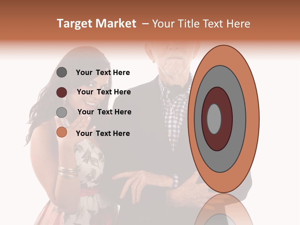 Female Geriatric Cravat PowerPoint Template