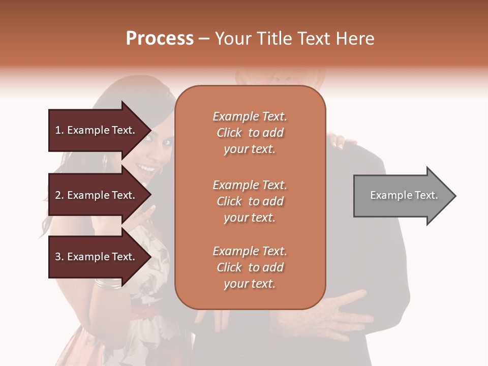 Female Geriatric Cravat PowerPoint Template