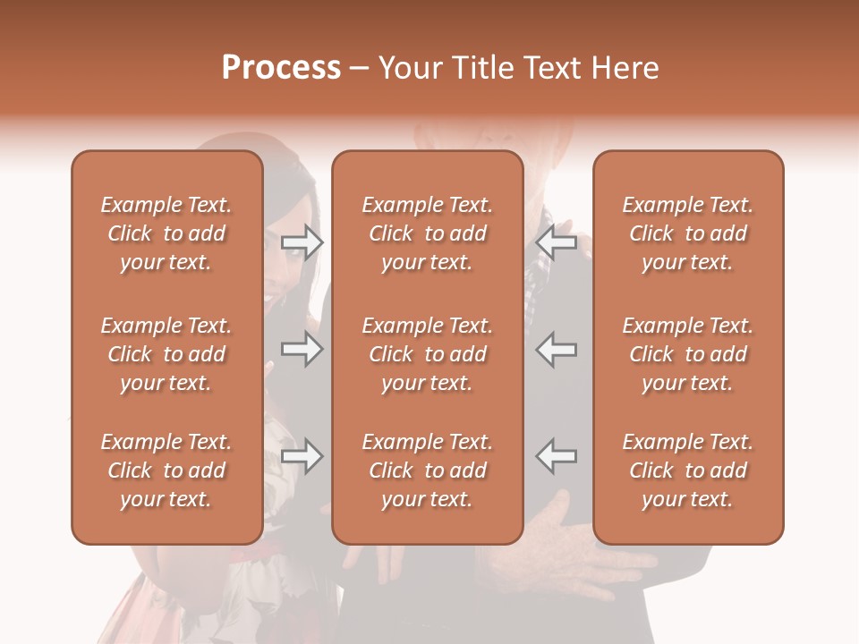 Female Geriatric Cravat PowerPoint Template