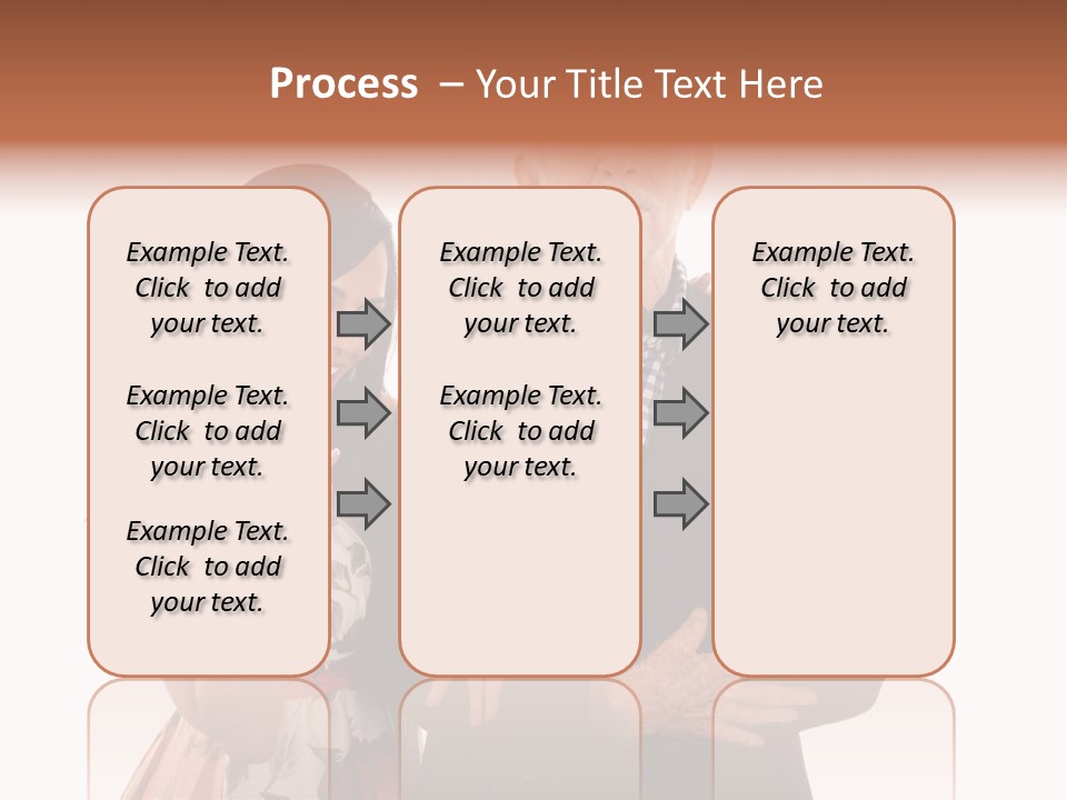 Female Geriatric Cravat PowerPoint Template