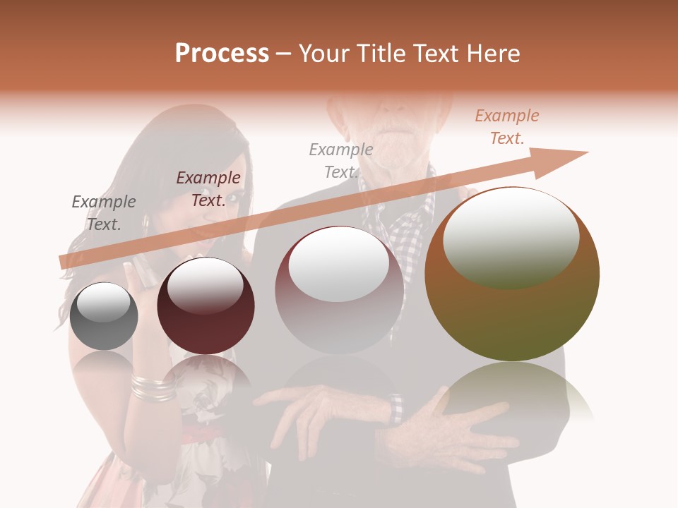 Female Geriatric Cravat PowerPoint Template