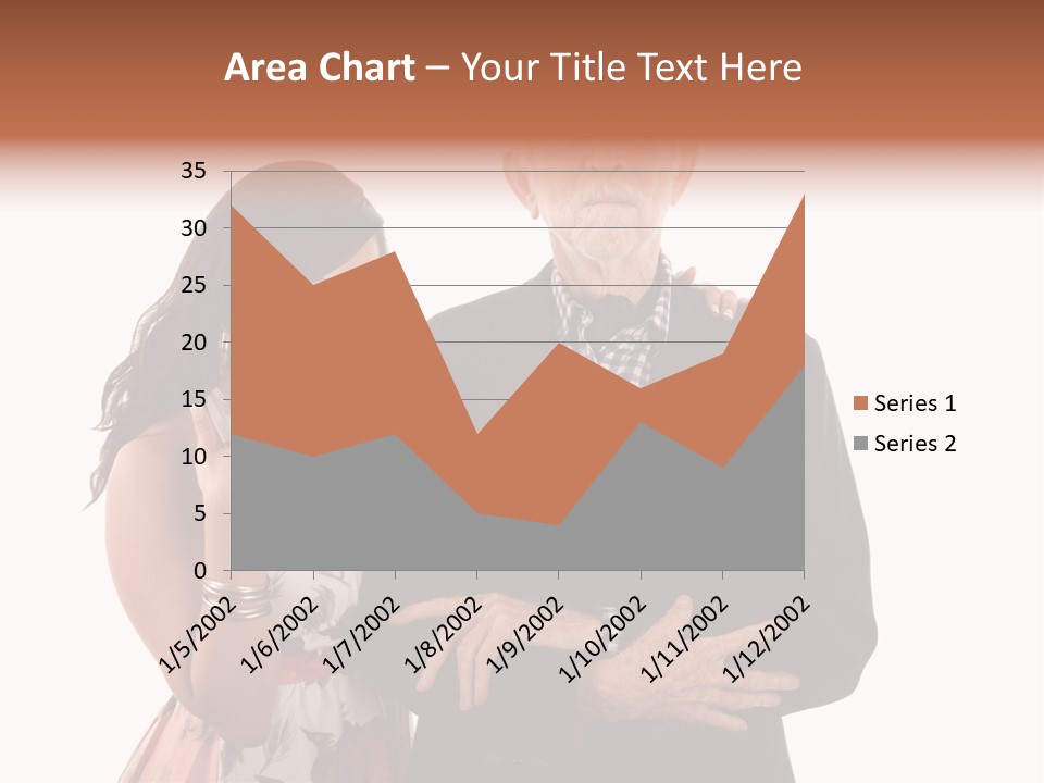 Female Geriatric Cravat PowerPoint Template