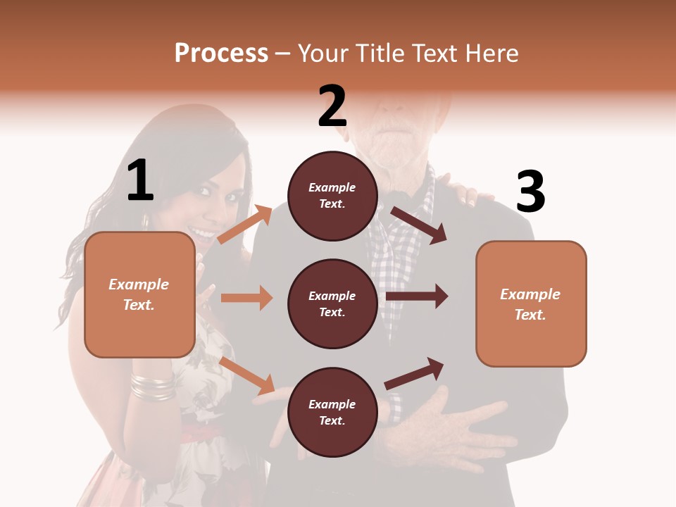 Female Geriatric Cravat PowerPoint Template