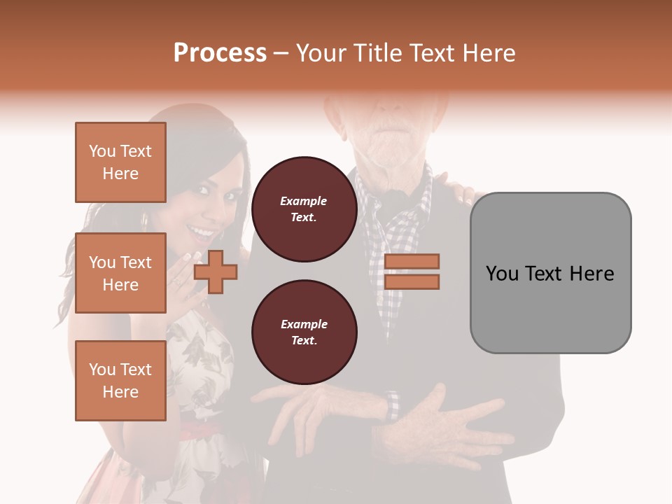 Female Geriatric Cravat PowerPoint Template