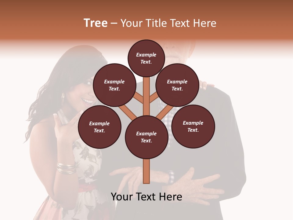 Female Geriatric Cravat PowerPoint Template