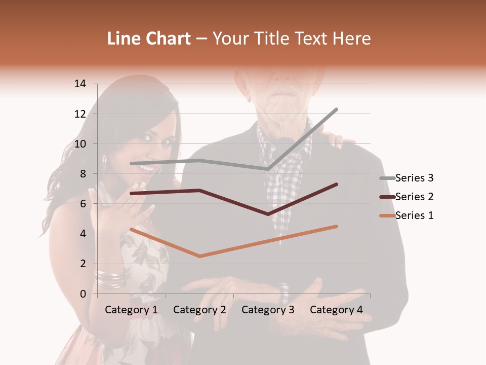 Female Geriatric Cravat PowerPoint Template
