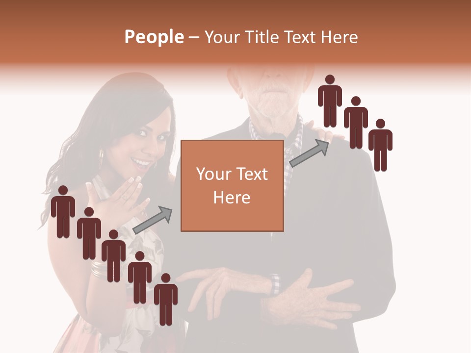 Female Geriatric Cravat PowerPoint Template