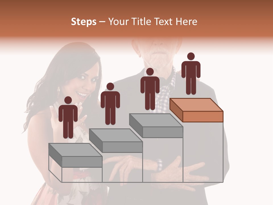 Female Geriatric Cravat PowerPoint Template