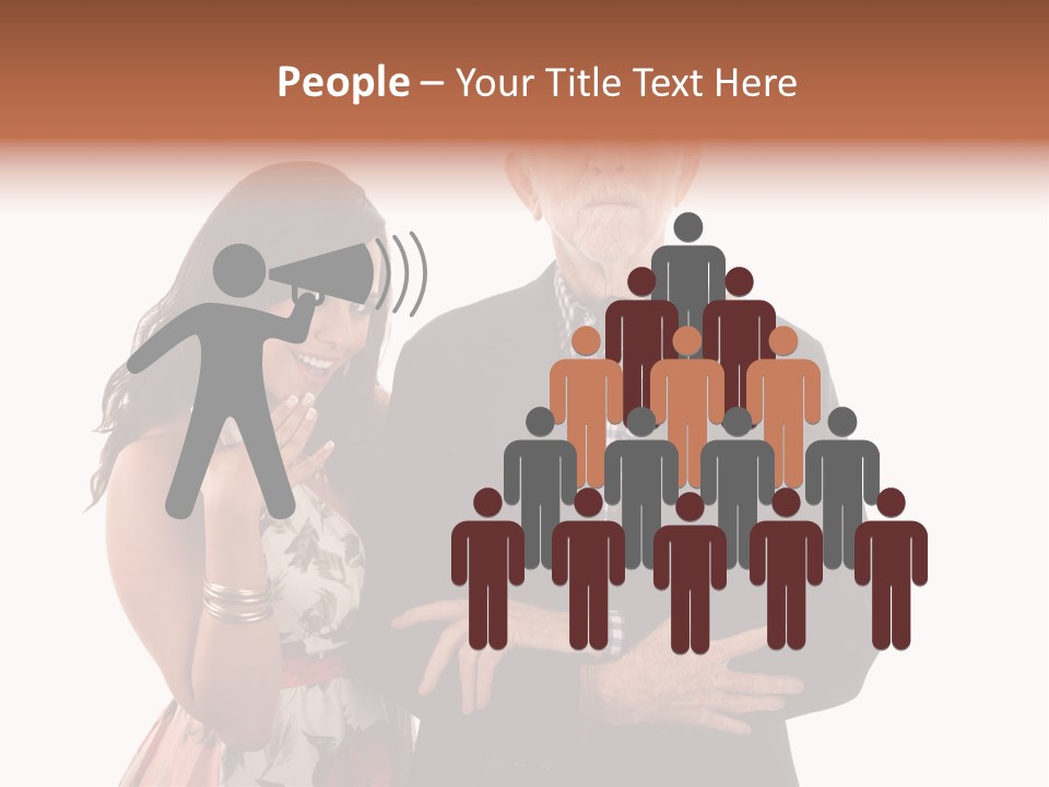 Female Geriatric Cravat PowerPoint Template