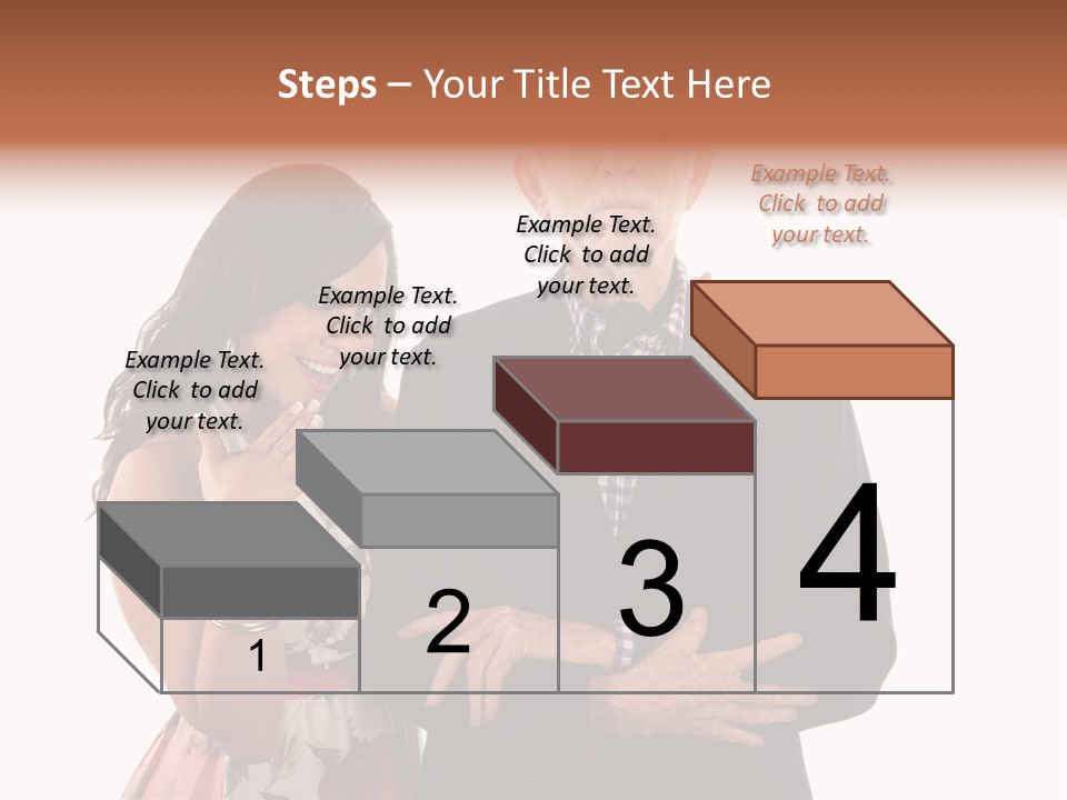 Female Geriatric Cravat PowerPoint Template