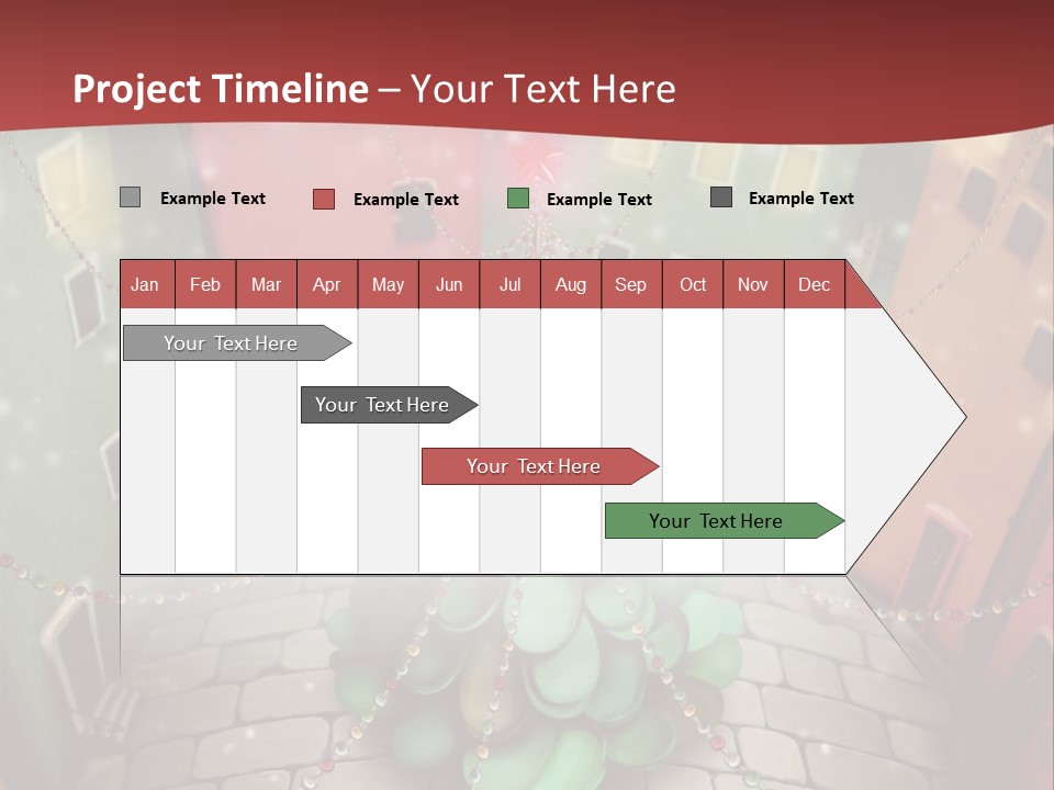 Greeting Tree Sett PowerPoint Template