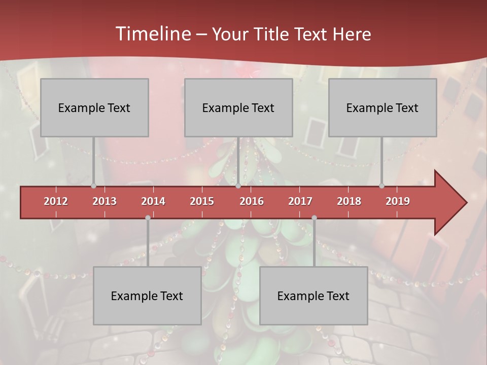 Greeting Tree Sett PowerPoint Template