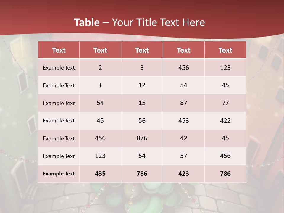 Greeting Tree Sett PowerPoint Template