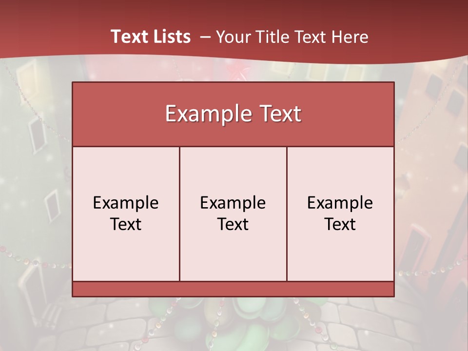 Greeting Tree Sett PowerPoint Template