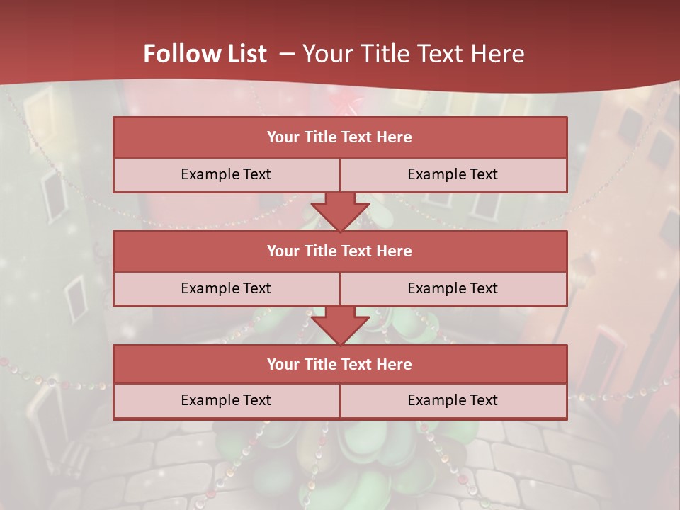 Greeting Tree Sett PowerPoint Template