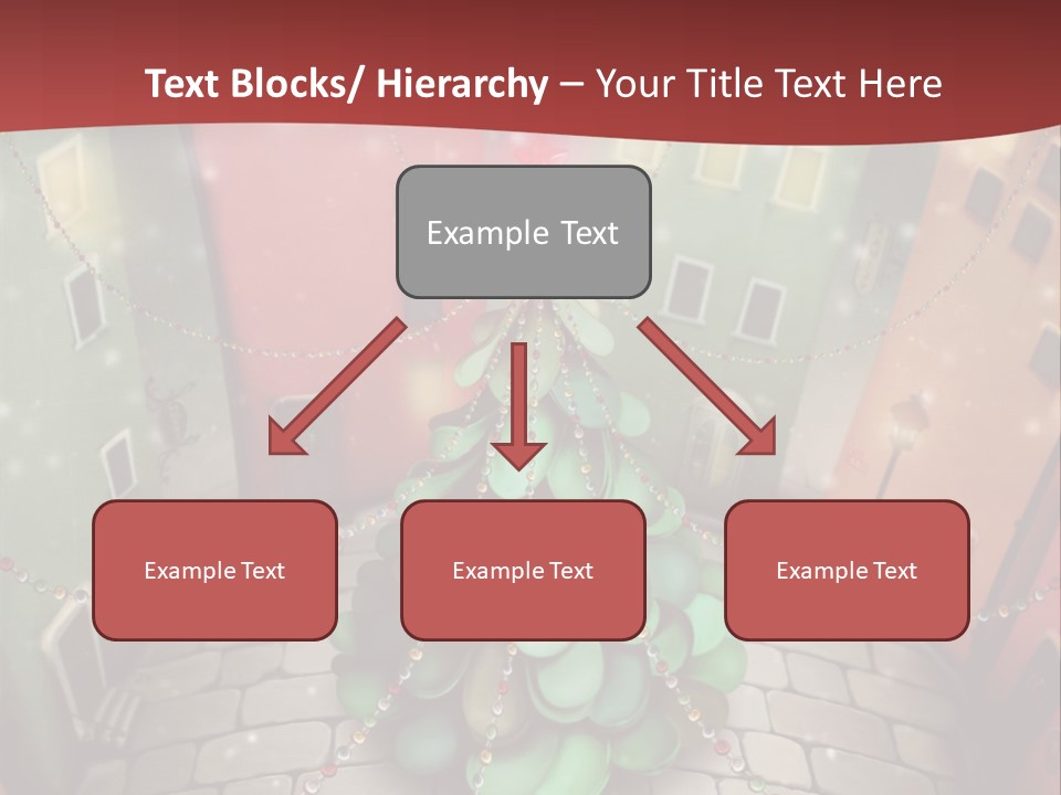 Greeting Tree Sett PowerPoint Template