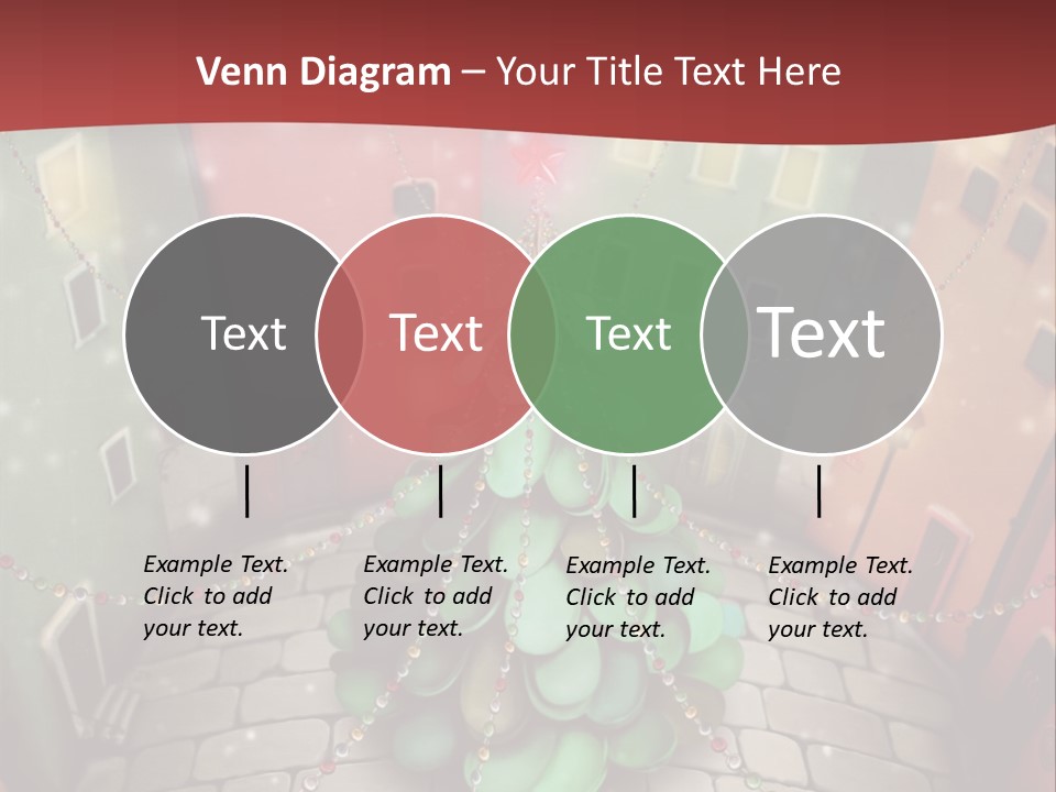 Greeting Tree Sett PowerPoint Template