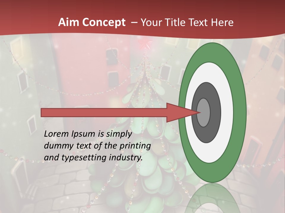 Greeting Tree Sett PowerPoint Template