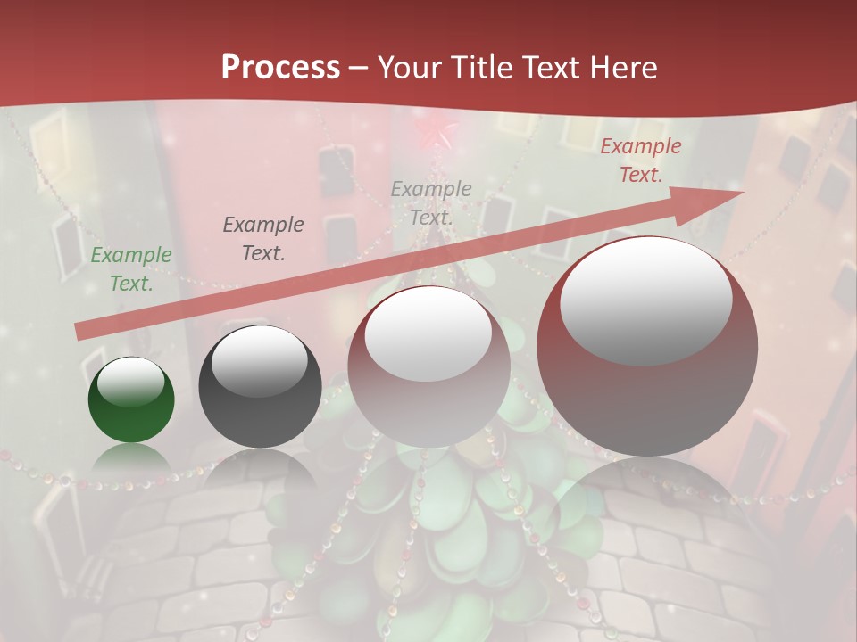 Greeting Tree Sett PowerPoint Template