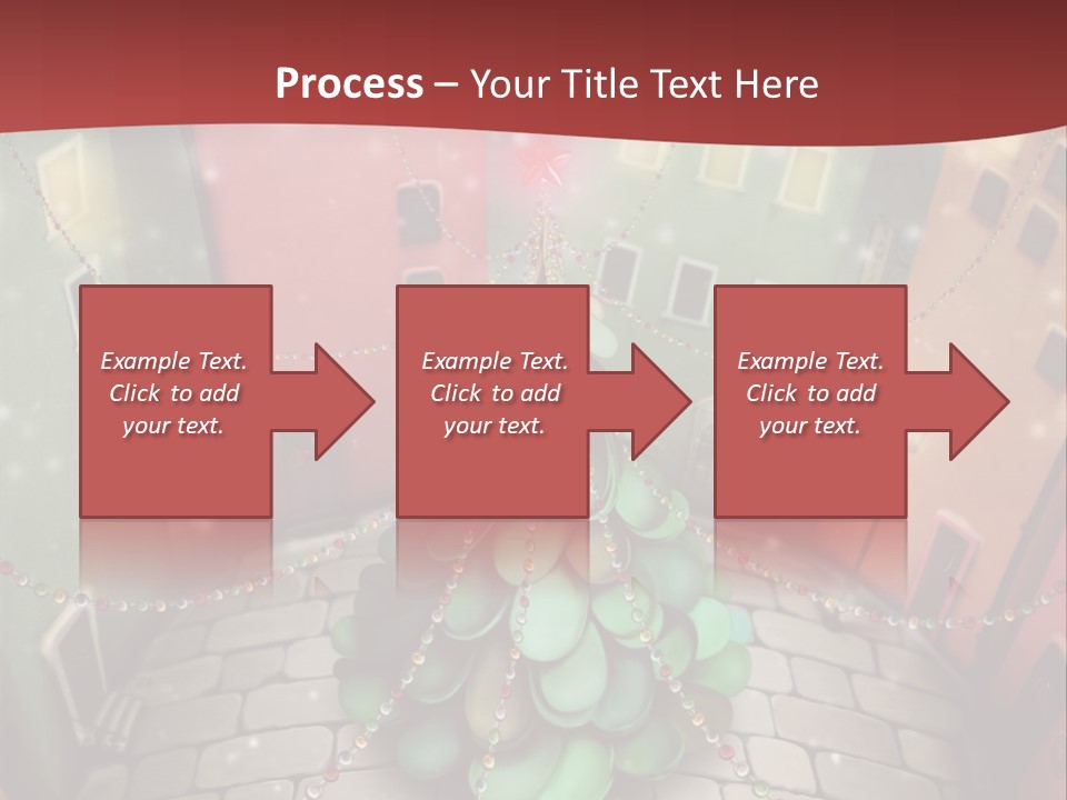 Greeting Tree Sett PowerPoint Template