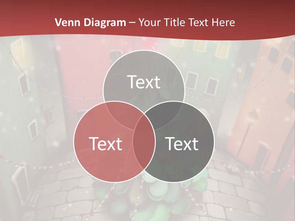 Greeting Tree Sett PowerPoint Template