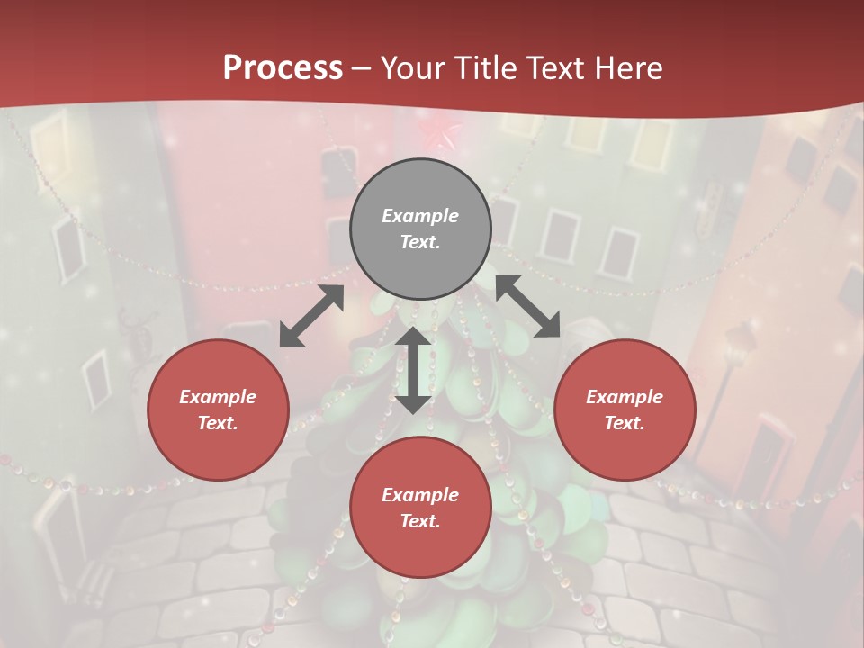 Greeting Tree Sett PowerPoint Template