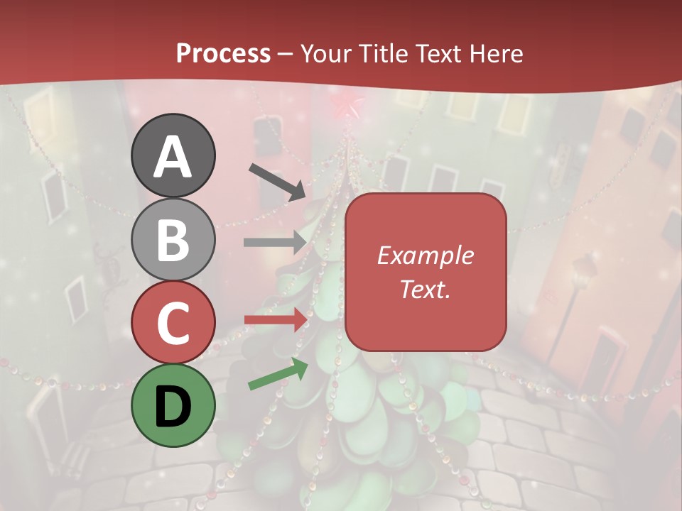 Greeting Tree Sett PowerPoint Template