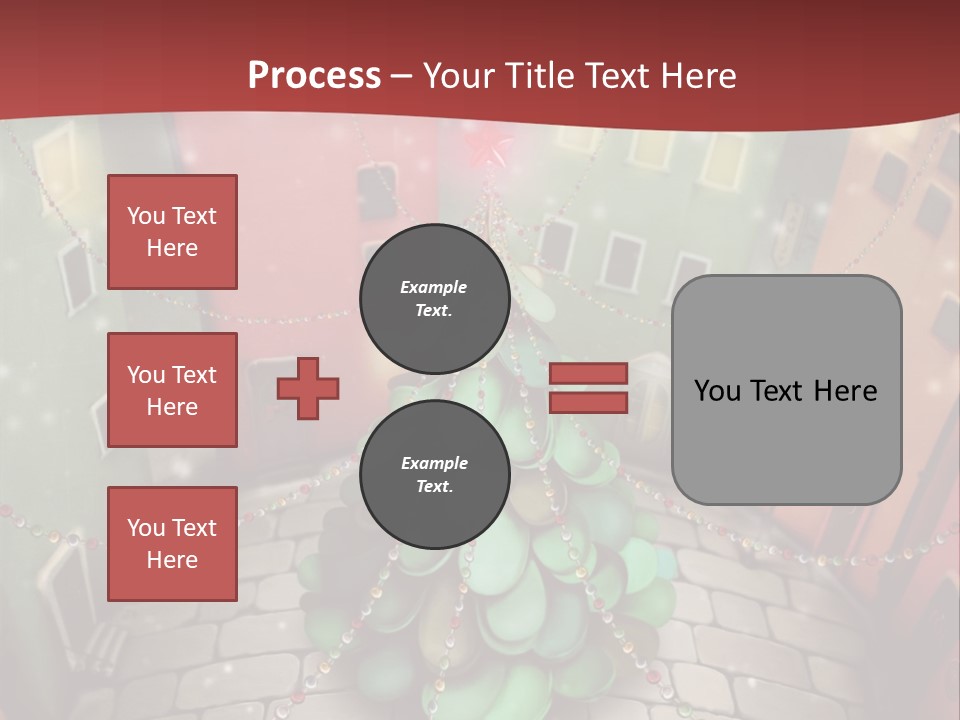 Greeting Tree Sett PowerPoint Template