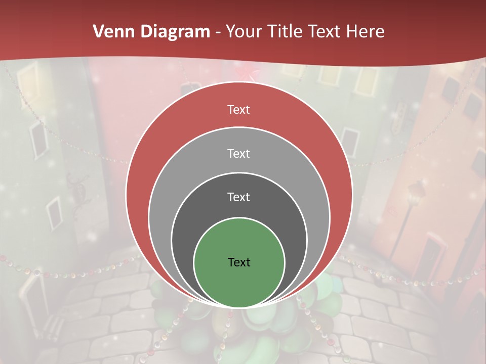 Greeting Tree Sett PowerPoint Template