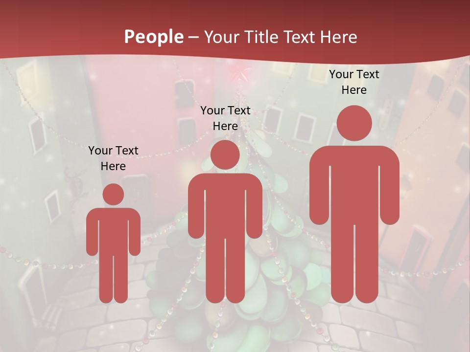 Greeting Tree Sett PowerPoint Template