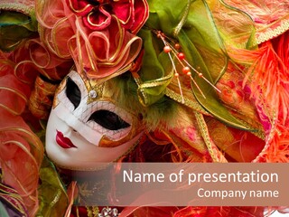 Artificial Doll Stage PowerPoint Template