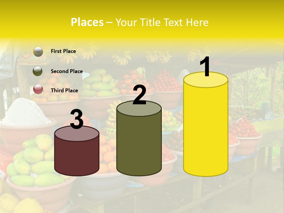 Stacked Mixed Pitaya PowerPoint Template