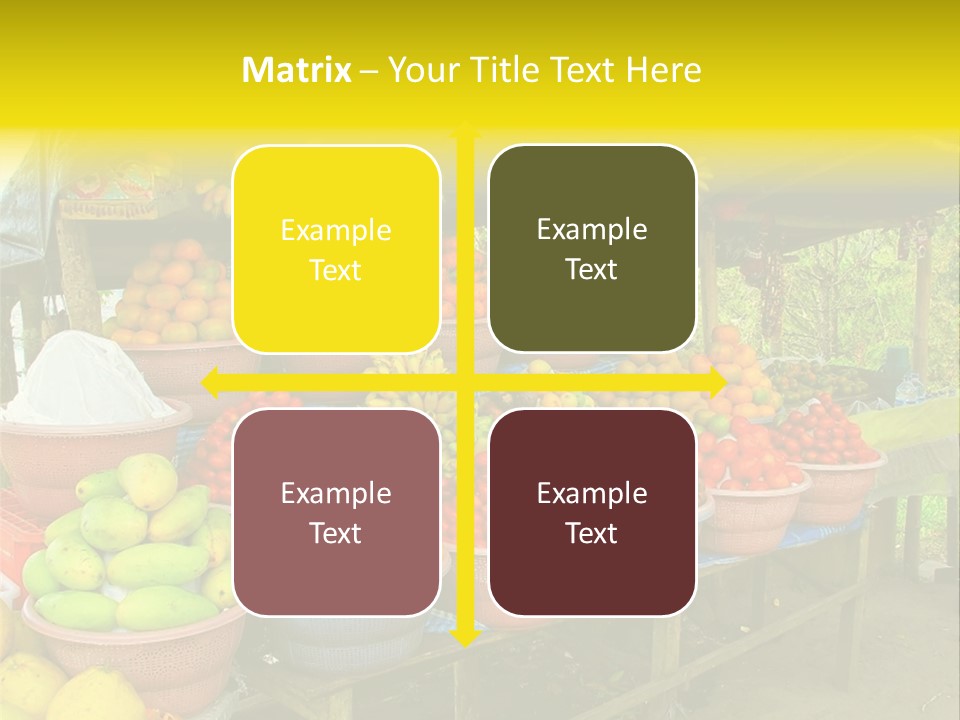 Stacked Mixed Pitaya PowerPoint Template