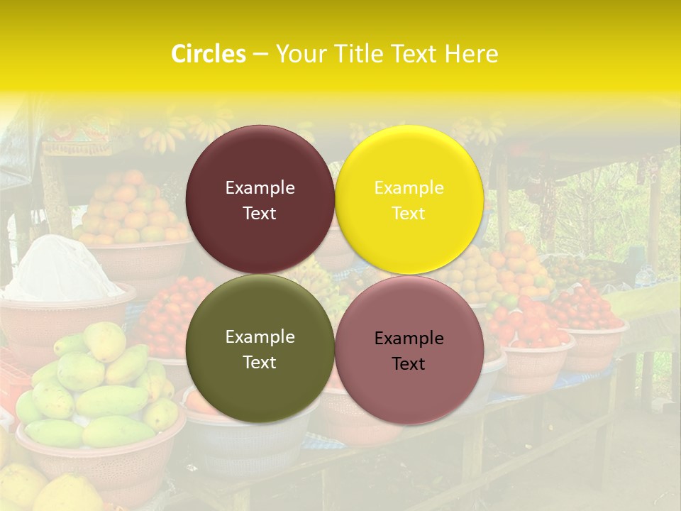 Stacked Mixed Pitaya PowerPoint Template