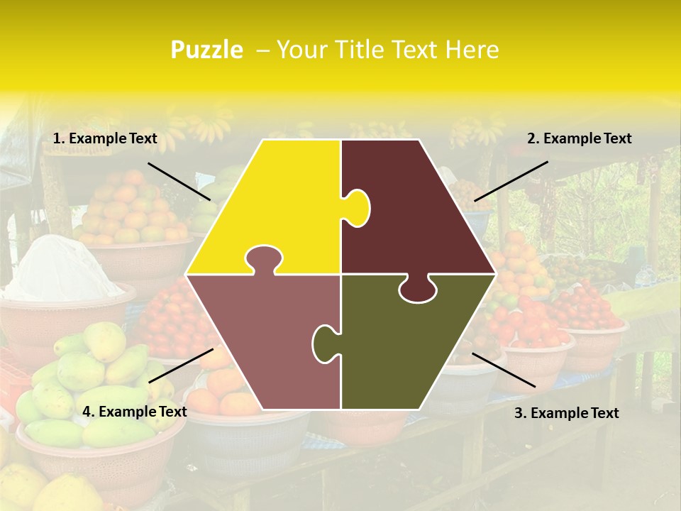 Stacked Mixed Pitaya PowerPoint Template