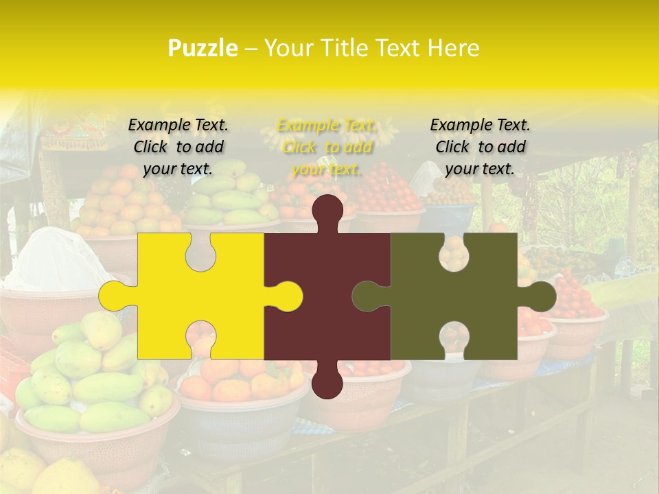 Stacked Mixed Pitaya PowerPoint Template