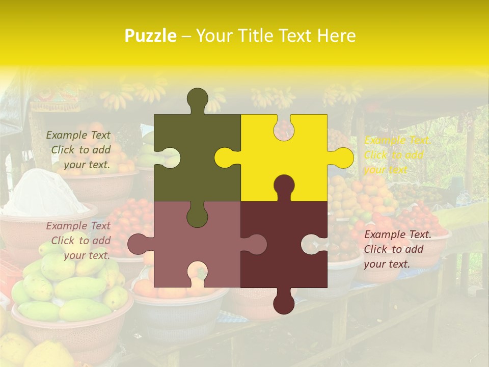 Stacked Mixed Pitaya PowerPoint Template