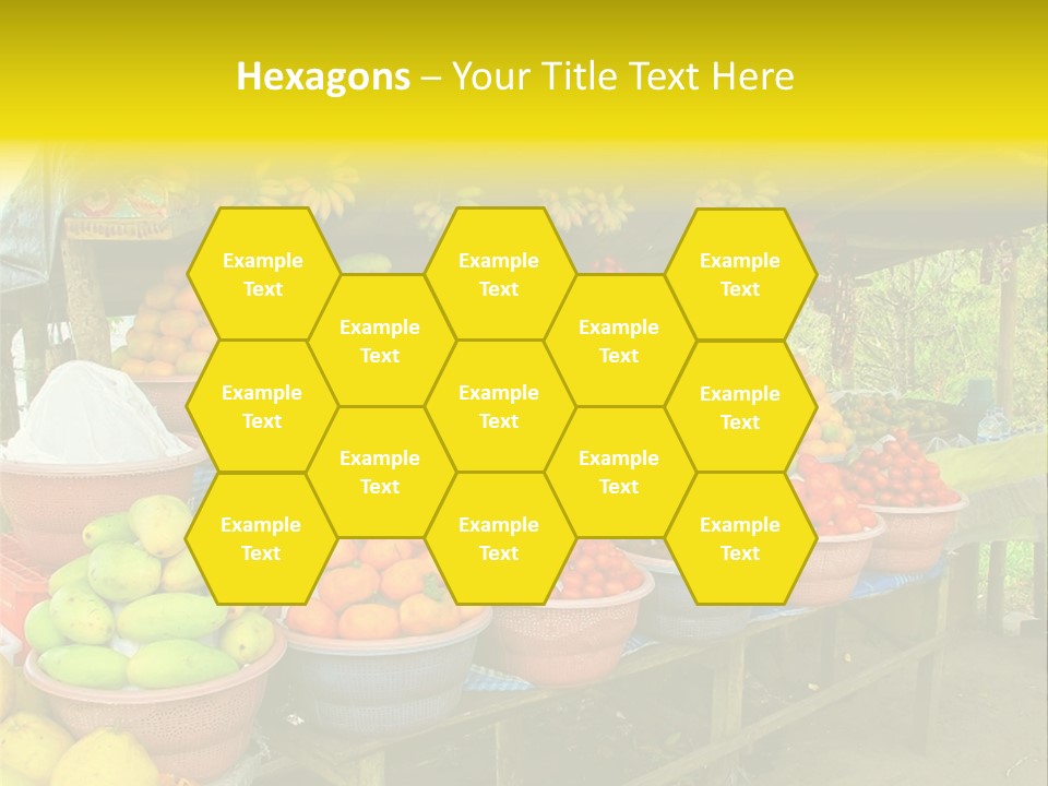 Stacked Mixed Pitaya PowerPoint Template