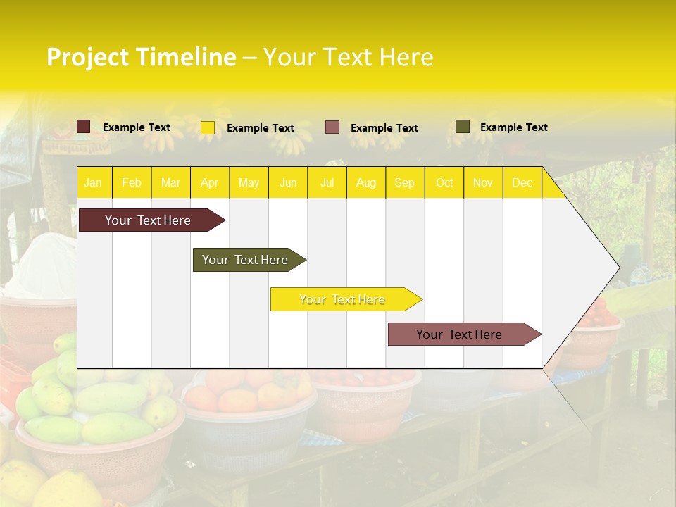 Stacked Mixed Pitaya PowerPoint Template