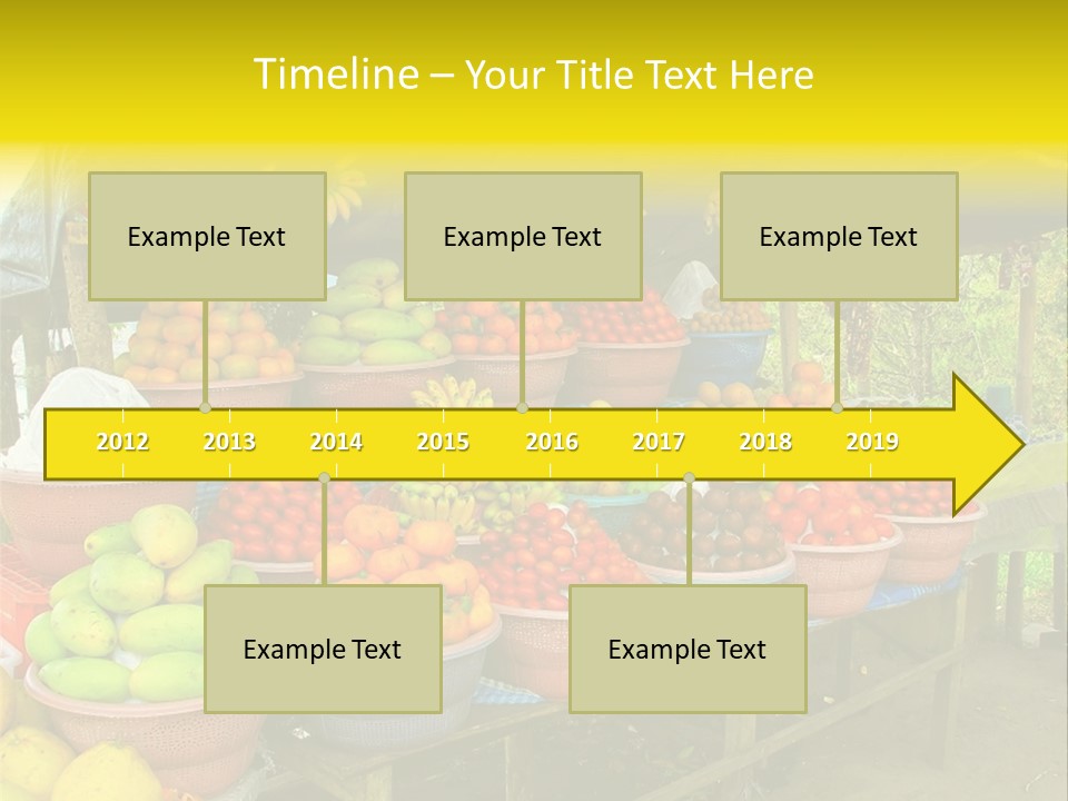 Stacked Mixed Pitaya PowerPoint Template