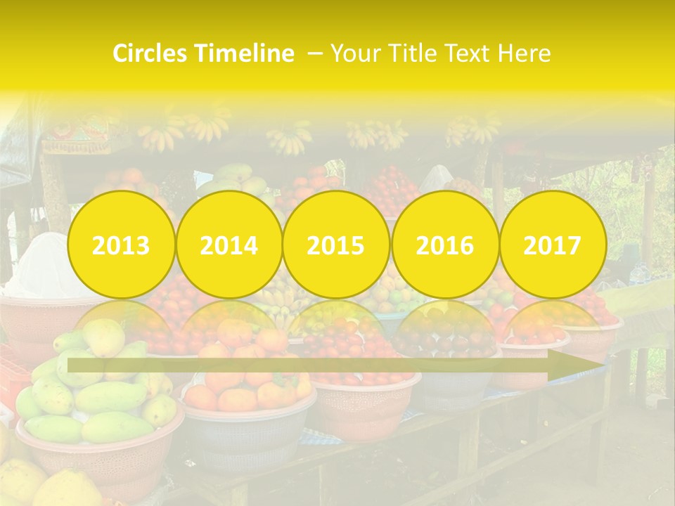 Stacked Mixed Pitaya PowerPoint Template