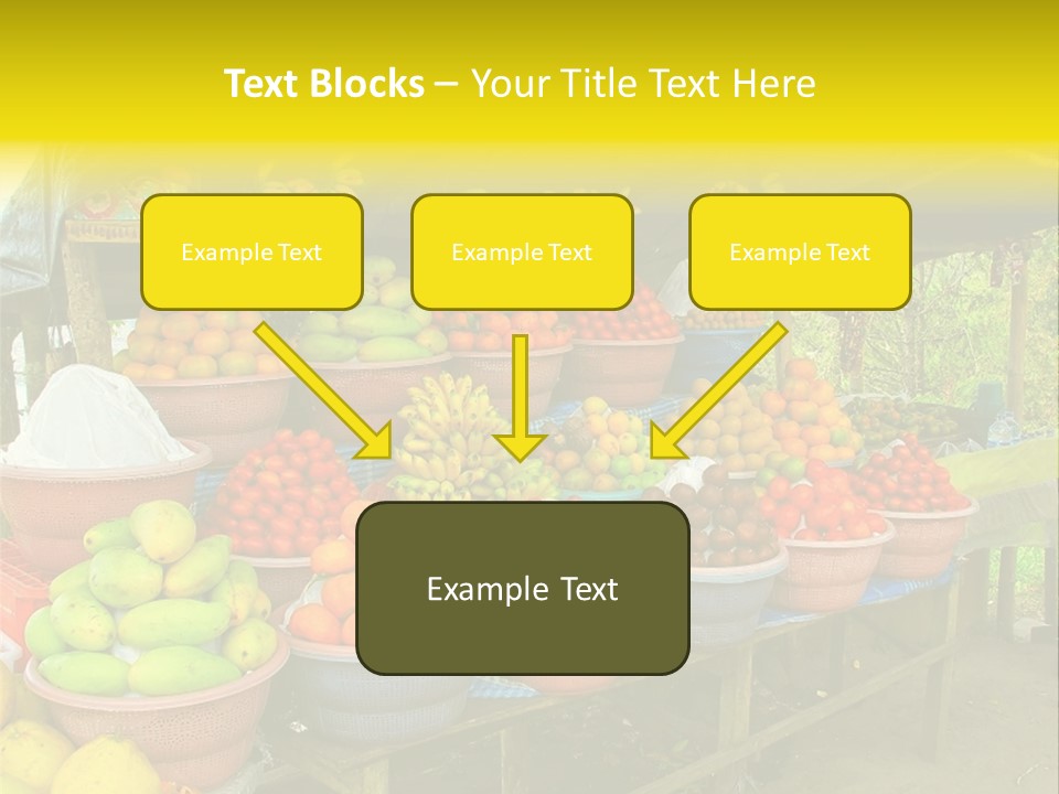 Stacked Mixed Pitaya PowerPoint Template